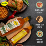 Hayes & Co Cold Pressed Yellow Mustard Oil | 100% Pure | Unrefined | No Added Preservatives | Naturally Extracted | Ideal for Cooking & Pickling - Image 3