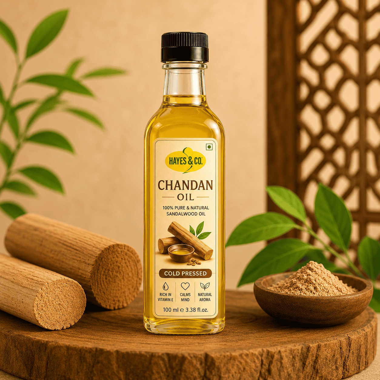 chandan 1 Nourishing Hair Oil | Strengthens Roots | Herbal Formula | Non-Sticky - Image 1