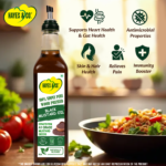 Hayes & Co Cold Pressed Black Mustard Oil | (Kachi Ghani) | 100% Pure, Unrefined & Natural | Chemical-Free Edible Cooking Oil