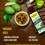 Hayes & Co Cold Pressed Black Mustard Oil | (Kachi Ghani) | 100% Pure, Unrefined & Natural | Chemical-Free Edible Cooking Oil - Image 2