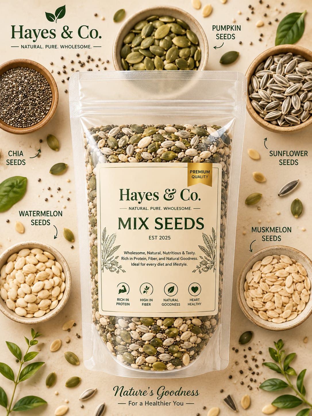 WhatsApp Image 2026-08-20 at 6.26.23 PM Organic Mixed Seeds – Premium Healthy & Nutritious Seed Mix | Rich in Protein, Fiber & Omega-3 | Ideal for Snacking, Salads & Breakfast - Image 1